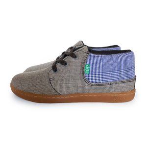 Keep houndstooth plaid canvas RAMOS sneakers shoes